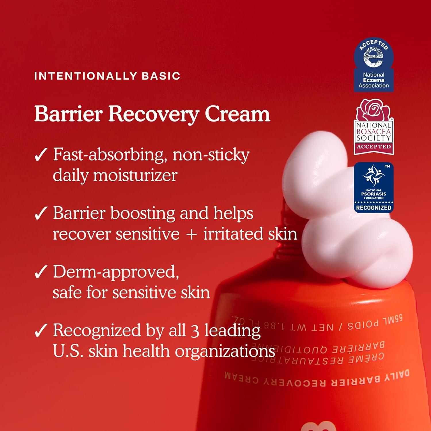 imageTower 28 SOS Recovery Face Cream Hydrating Face Moisturizer with Hyaluronic Acid Ceramides Skin Barrier Repair Moisturizer Reduces Redness Improves Texture Sensitive Skin Care 186 oz