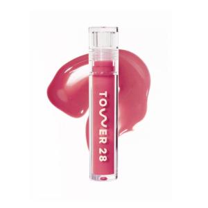Tower 28 ShineOn Milky Lip Jelly, COCONUT, Non-Sticky, Hydrating Vegan Lip Gloss in Milky Rosy Pink, Apricot and Raspberry Seed Oil, Moisturizing, Clean, Cruelty Free(COCONUT)
