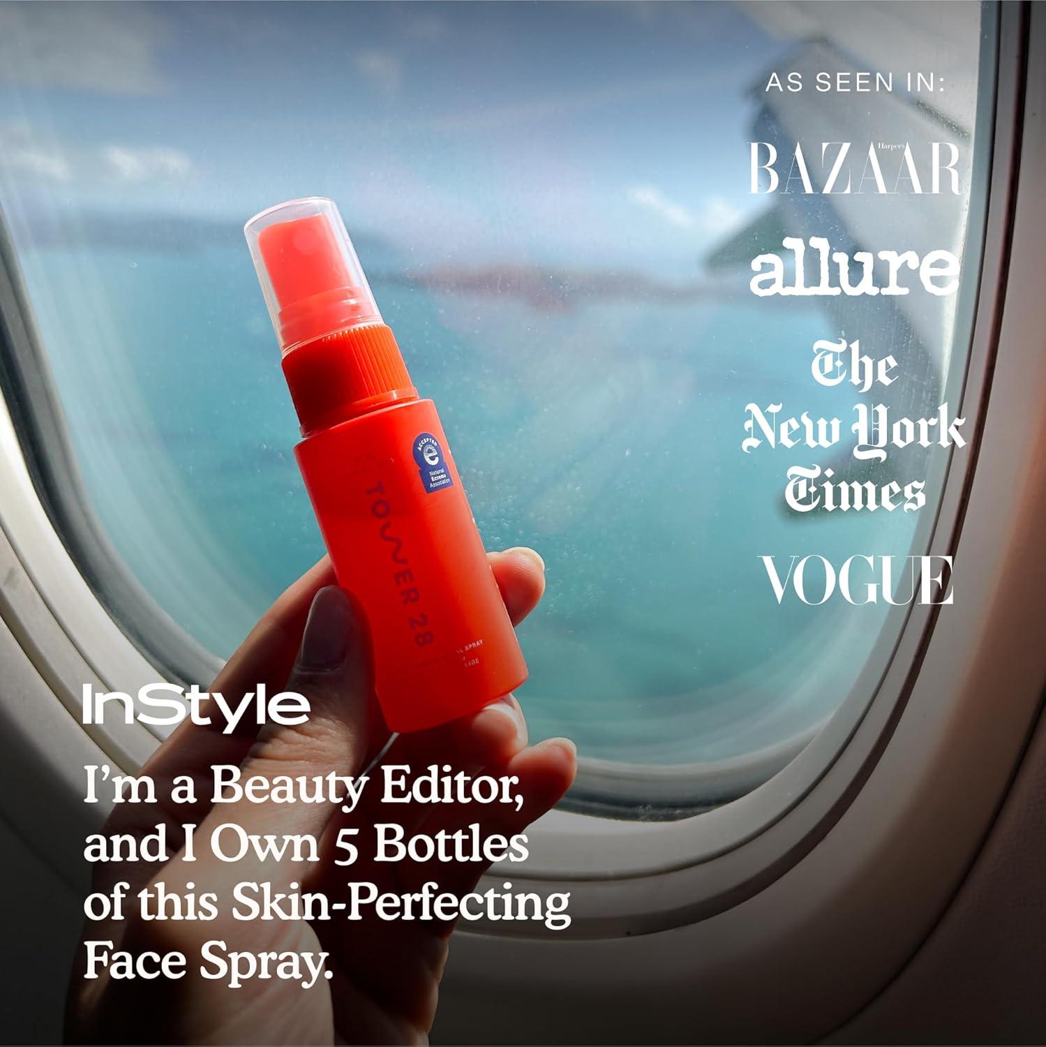 imageTower 28 SOS Daily Rescue Facial Spray 1 FL OZ amp Tower 28 SOS Cleanser 150 ML