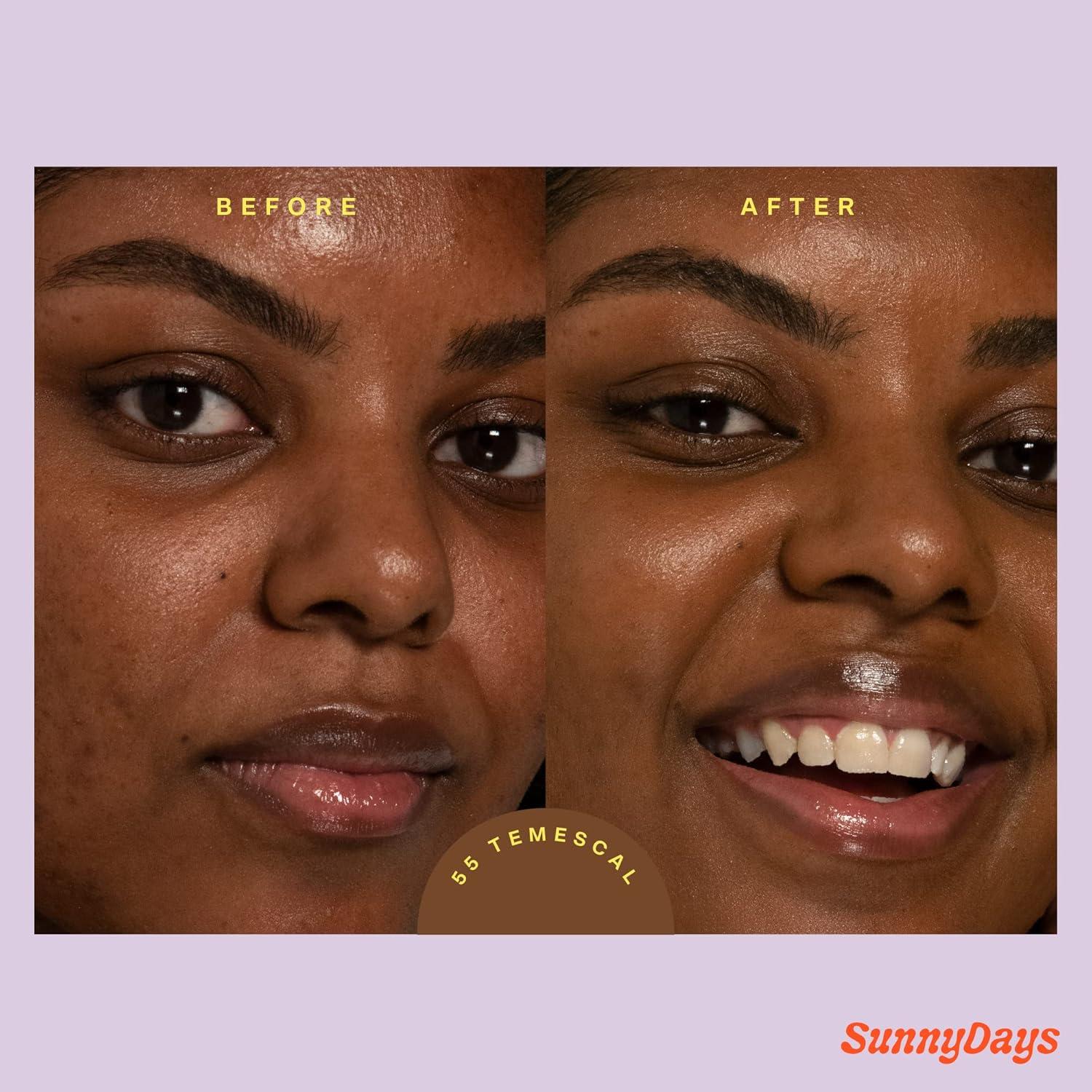 imageTower 28 SunnyDays SPF 30 Tinted Moisturizer 2in1 Buildable Coverage Foundation Mineral Sunscreen for Face Zinc Oxide Aloe amp Prickly Pear for Sensitive Skin 15Light Warm 1 oz55 TEMESCAL