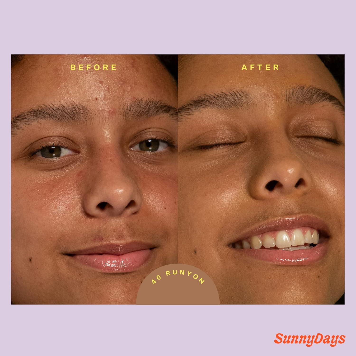 imageTower 28 SunnyDays SPF 30 Tinted Moisturizer 2in1 Buildable Coverage Foundation Mineral Sunscreen for Face Zinc Oxide Aloe amp Prickly Pear for Sensitive Skin 15Light Warm 1 oz40 RUNYON