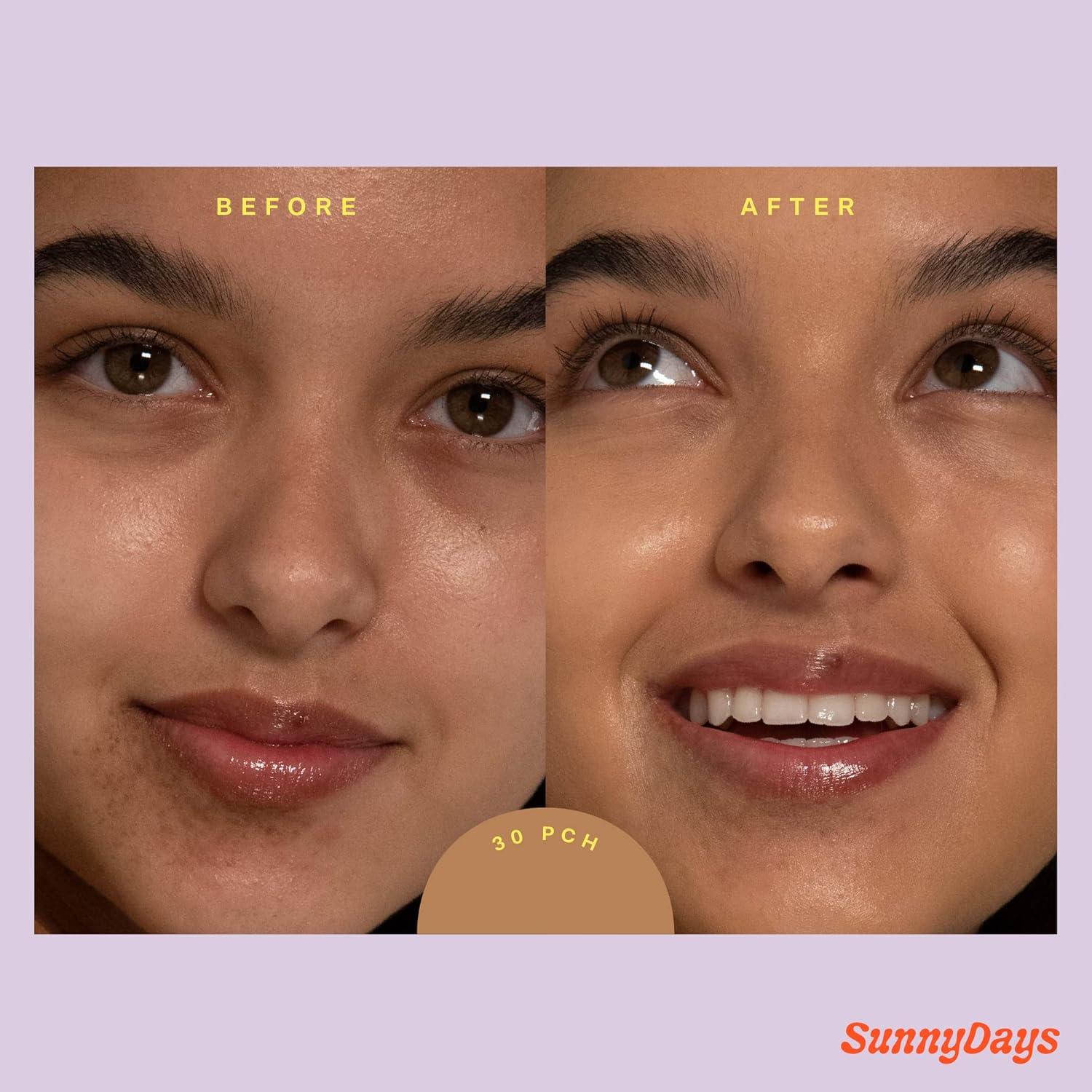 imageTower 28 SunnyDays SPF 30 Tinted Moisturizer 2in1 Buildable Coverage Foundation Mineral Sunscreen for Face Zinc Oxide Aloe amp Prickly Pear for Sensitive Skin 15Light Warm 1 oz30 PCH