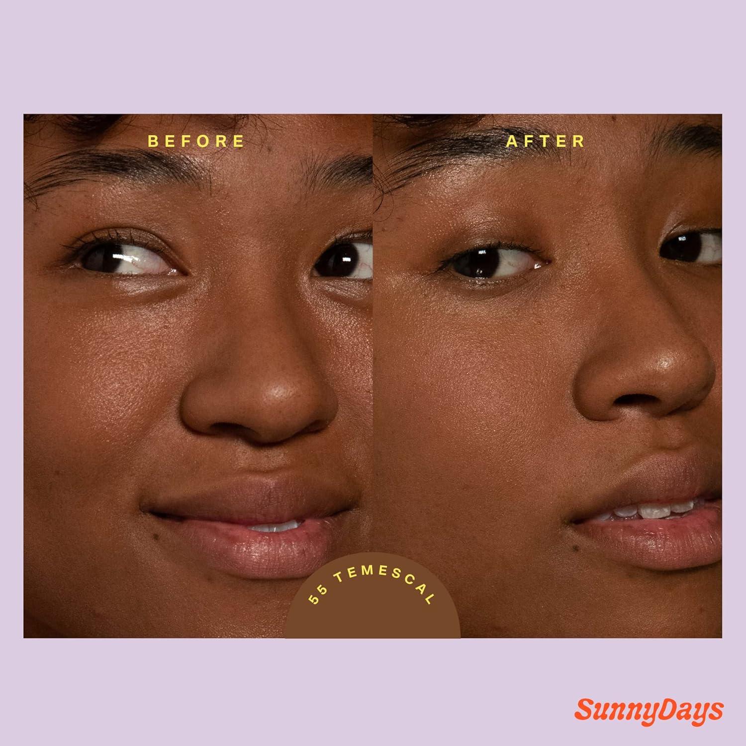 imageTower 28 SunnyDays SPF 30 Tinted Moisturizer 2in1 Buildable Coverage Foundation Mineral Sunscreen for Face Zinc Oxide Aloe amp Prickly Pear for Sensitive Skin 15Light Warm 1 oz55 TEMESCAL