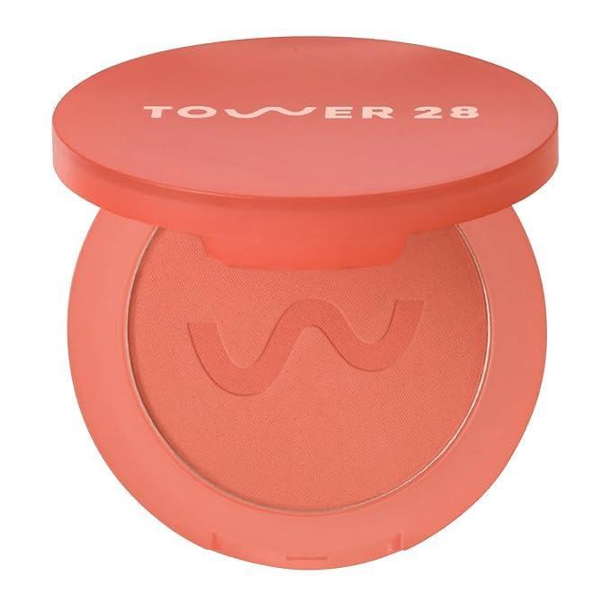 imageTower 28 GetSet Matte Powder Blush for Cheeks 12Hour Setting Blush Powder for Smooth Blurred Skin TalcFree SweatProof Face Blushes Makeup for Sensitive Skin Sunset Shirley 113 ozCulver Crush
