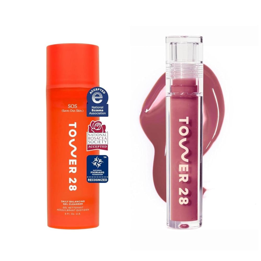 imageTower 28 ShineOn Milky Lip Jelly SESAME SOS cleanser Makeup Remover for Sensitive Skin 150 ML