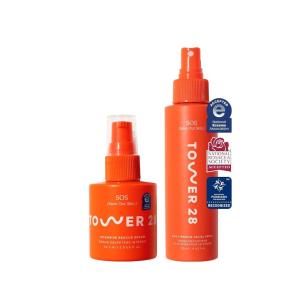 Tower 28 SOS Daily Rescue Facial Spray 4 FL OZ & Tower 28 SOS Intensive Rescue Serum 2 FL OZ