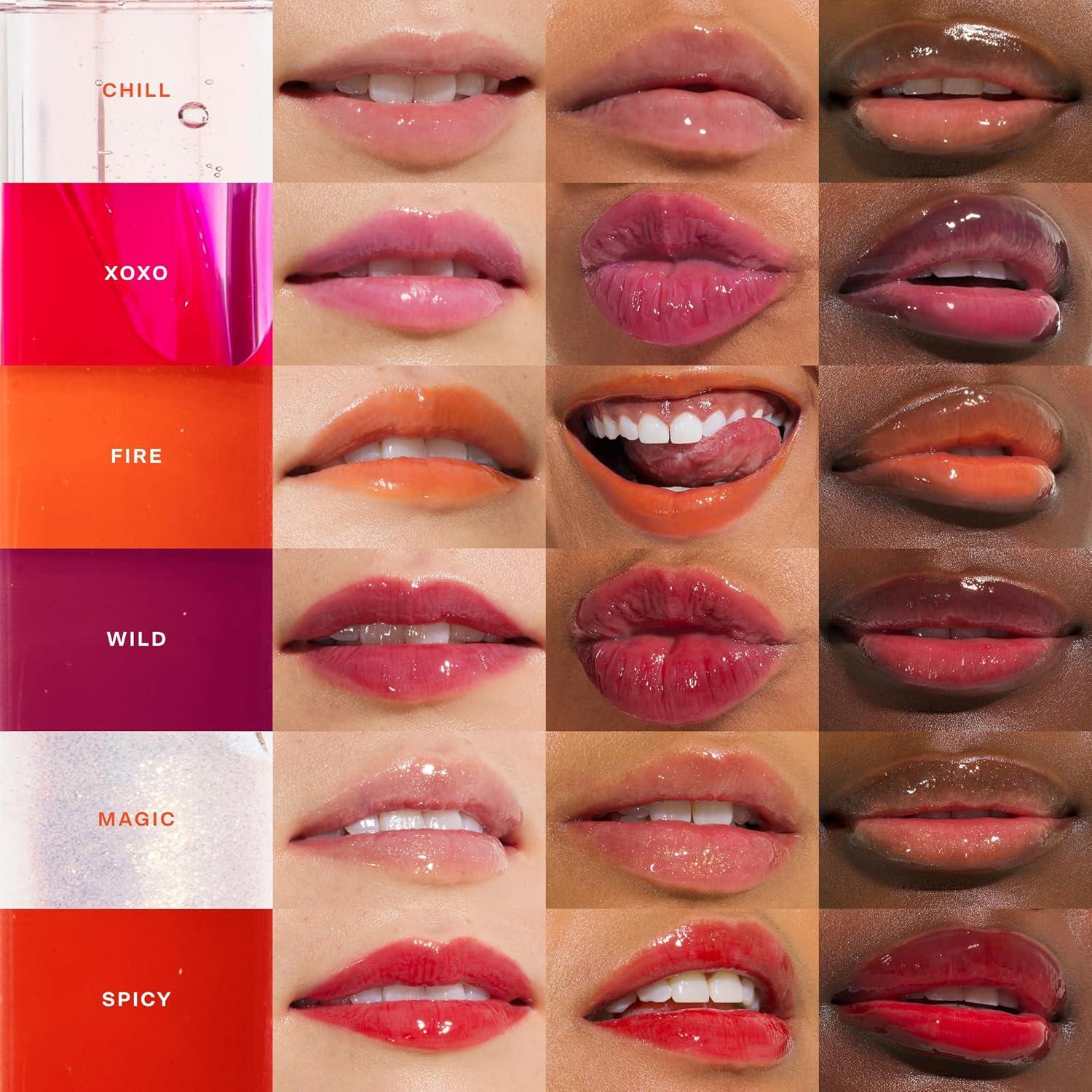 imageTower 28 ShineOn Lip Gloss Jelly Best Sellers Set Hydrating Tinted Lip Balm Milky Gloss for Sensitive Lips NonSticky HighShine Jelly Formula Pistachio Coconut Sesame 3 Count