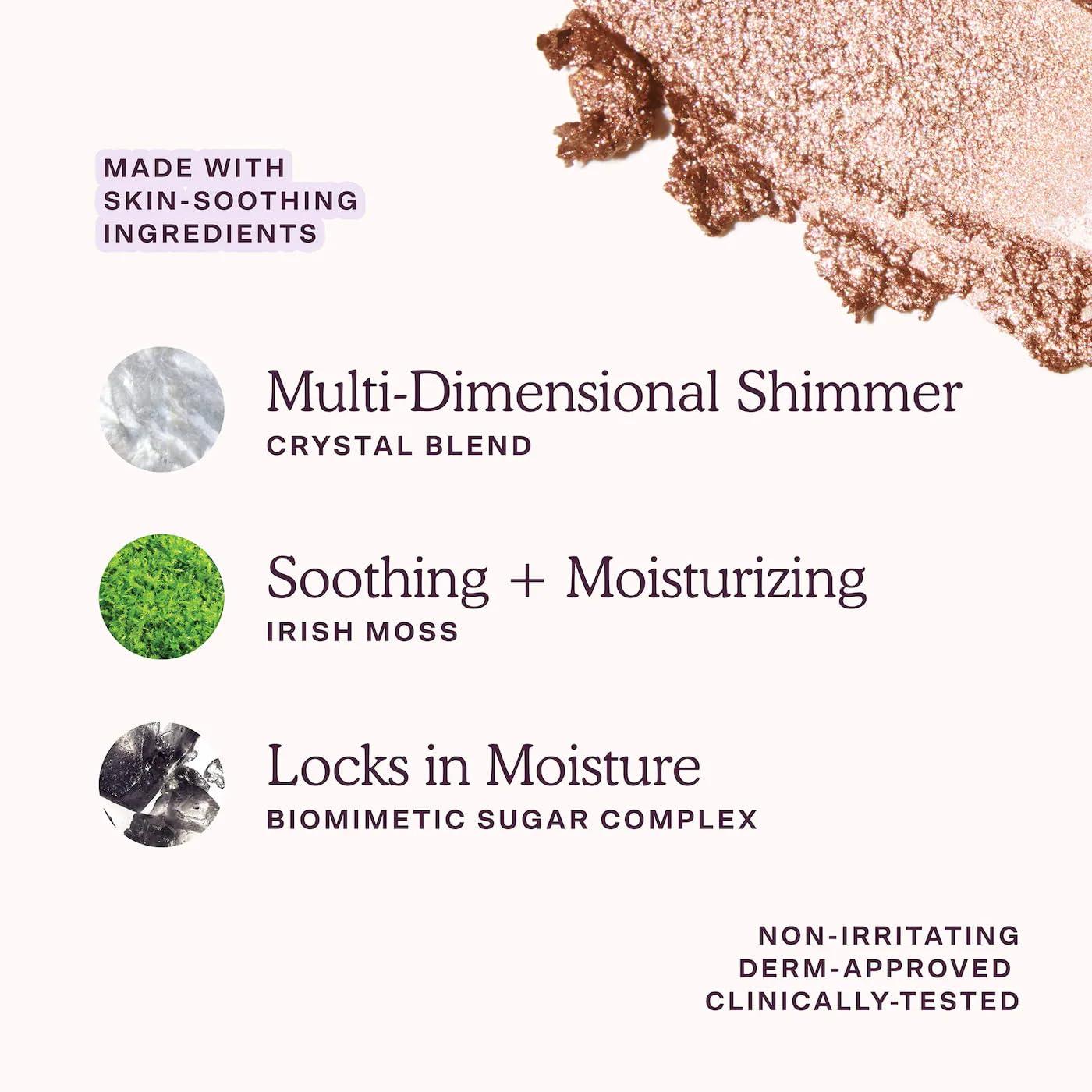 imageTower 28 GoGo Cooling Shimmer Eyeshadow Stick 8Hour Wear Cream Eyeshadow Precise Highlighter Stick WaterBased Eye Makeup for Sensitive Eyes MicroplasticFree Eye Shadow Viper 09 ozGarden