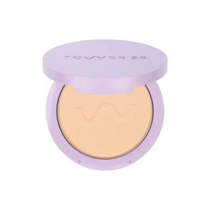 Tower 28 GetSet Pressed Setting Powder – Talc-Free Face Powder for Sensitive Skin with Kaolin Clay + Squalane – Brightens + Sets Face Makeup – Transfer/Sweat-Proof – Balboa Banana (0.35 oz)(Balboa Banana)