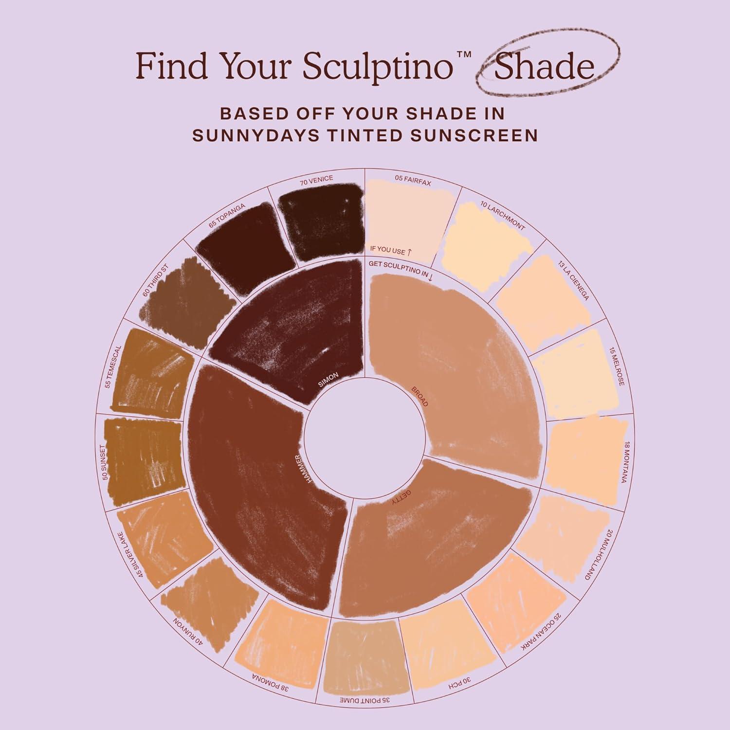 imageTower 28 Sculptino Cream Contour Foolproof Cream Bronzer Contour Natural Face Sculpting Matte Bronzer Balm Vegan Everyday Face Makeup for Sensitive Skin Fair Light Neutral 016 ozBroad fair light with neutral undertones