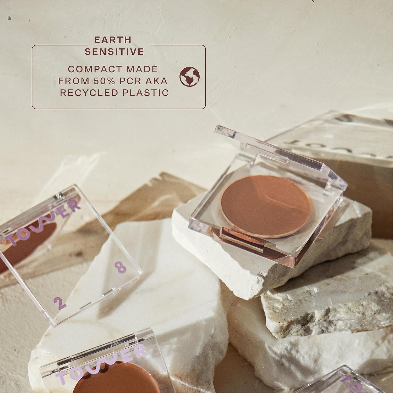 imageTower 28 Sculptino Cream Contour Foolproof Cream Bronzer Contour Natural Face Sculpting Matte Bronzer Balm Vegan Everyday Face Makeup for Sensitive Skin Fair Light Neutral 016 ozBroad fair light with neutral undertones