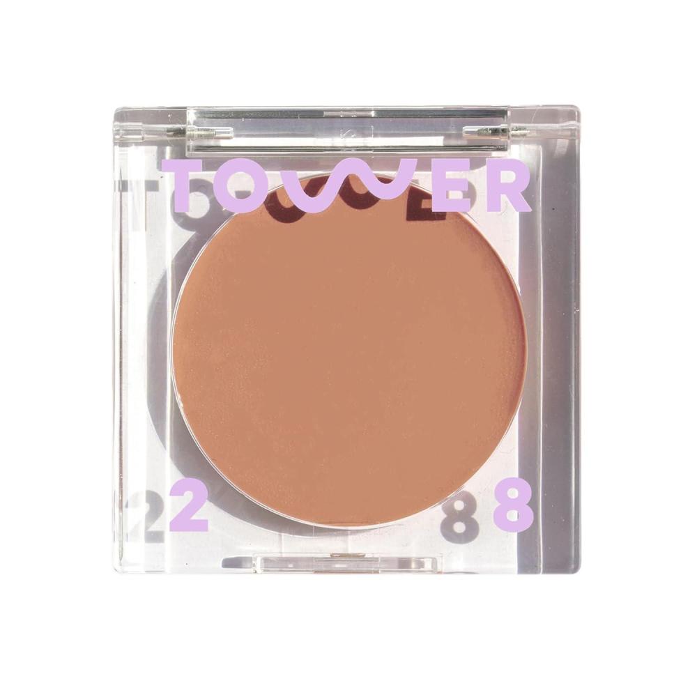 imageTower 28 Sculptino Cream Contour  Foolproof Cream Bronzer Contour  Natural Face Sculpting Matte Bronzer Balm  Vegan Everyday Face Makeup for Sensitive Skin  Fair Light Neutral 016 ozBroad fair light with neutral undertones
