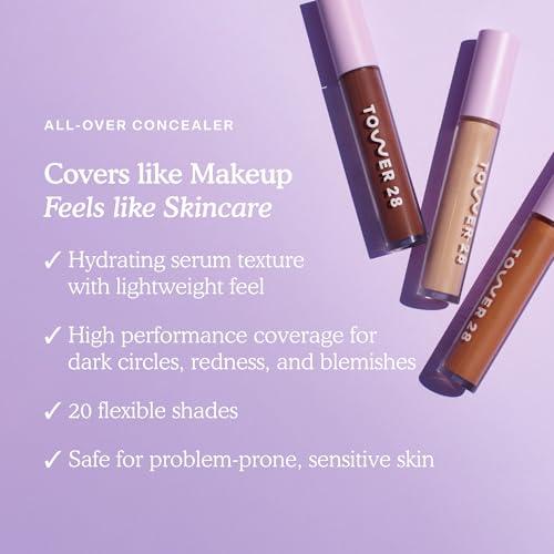 imageTower 28 Swipe Serum Concealer in 100 SunnyDays SPF 30 Tinted Moisturizer in 38 Hydrating MediumFull Coverage Concealer 2in1 Buildable Coverage Foundation Mineral Sunscreen 2 Count