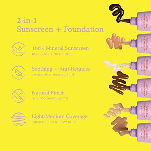 imageTower 28 Swipe Serum Concealer in 70 SunnyDays SPF 30 Tinted Moisturizer in 25 Hydrating MediumFull Coverage Concealer 2in1 Buildable Coverage Foundation Mineral Sunscreen 2 Count