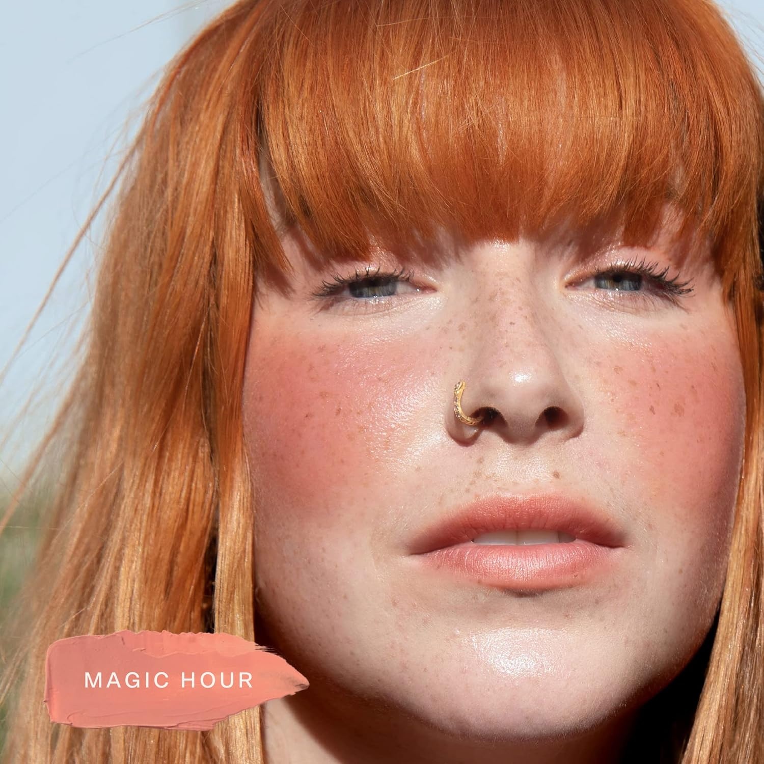 image:imageTower 28 BeachPlease Cream Blush Tinted Lip Balm MultiUse Lip Tint Dewy Blush for Cheeks With Aloe Vera Green Tea Vegan NonComedogenic Makeup for Sensitive Skin Finest Hour 016 ozMAGIC HOUR