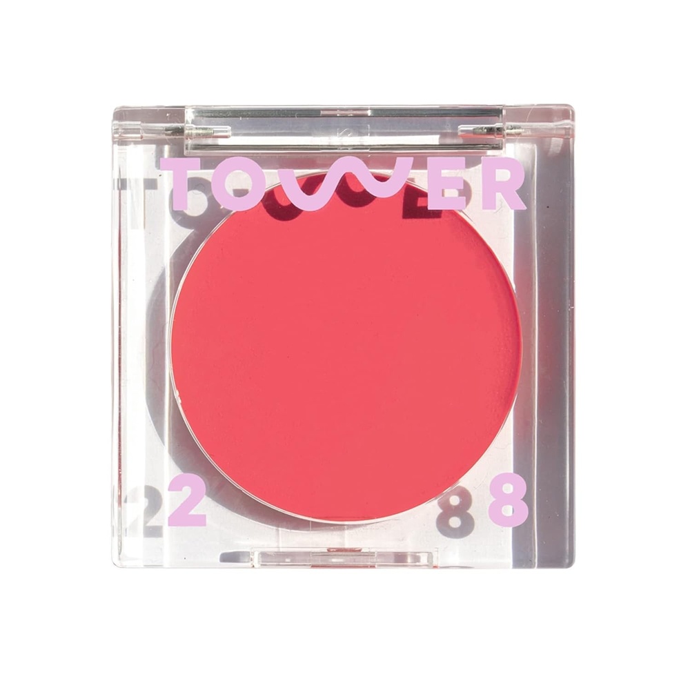 image:imageTower 28 BeachPlease Cream Blush Tinted Lip Balm MultiUse Lip Tint Dewy Blush for Cheeks With Aloe Vera Green Tea Vegan NonComedogenic Makeup for Sensitive Skin Finest Hour 016 ozHAPPY HOUR
