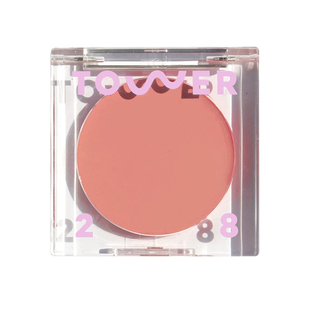 image:imageTower 28 BeachPlease Cream Blush  Tinted Lip Balm  MultiUse Lip Tint  Dewy Blush for Cheeks With Aloe Vera  Green Tea  Vegan NonComedogenic Makeup for Sensitive Skin  Finest Hour 016 ozMAGIC HOUR