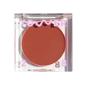 Tower 28 BeachPlease Cream Blush + Tinted Lip Balm – Multi-Use Lip Tint + Dewy Blush for Cheeks With Aloe Vera + Green Tea – Vegan, Non-Comedogenic Makeup for Sensitive Skin – Finest Hour (0.16 oz)(POWER HOUR)